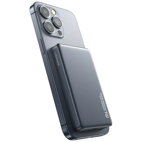 USAMS CY Series CD242 Powerbank 10000mAh 20W Magnetische Drahtlose Titan