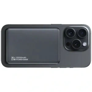 USAMS CY Series CD242 Powerbank 10000mAh 20W Magnetická bezdrátová titanová