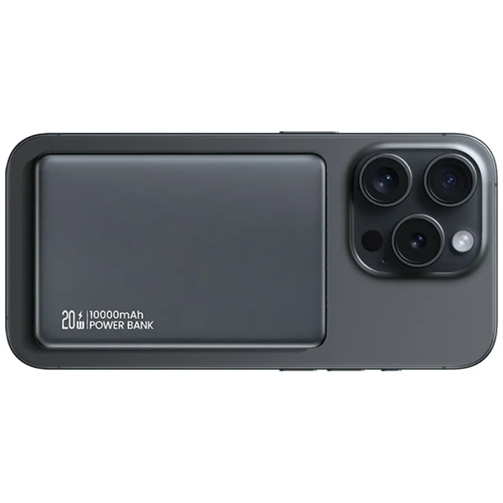 Powerbank USAMS CY Series CD242 10000mAh 20W Magnetic Wireless titanium