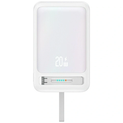 USAMS XM Serie CD219 Powerbank 10000mAh Magnetisch Kabellos weiß