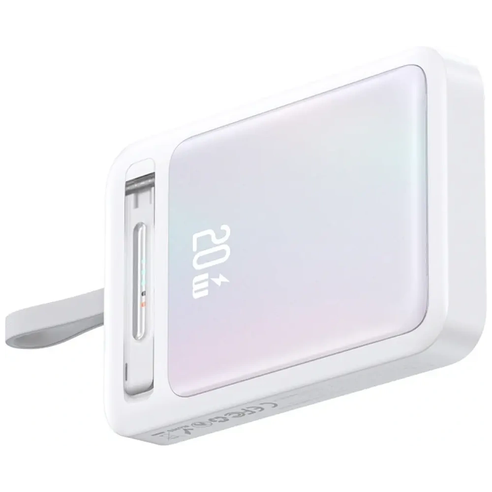 Powerbank USAMS XM Series CD219 10000mAh Magnetic Wireless biały