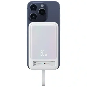 USAMS XM Serie CD219 Powerbank 10000mAh Magnetisch Kabellos weiß