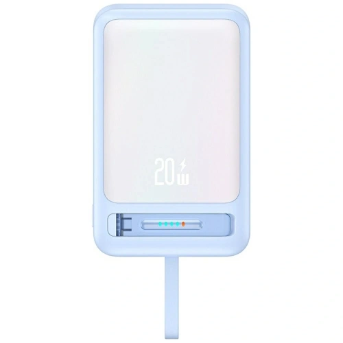 USAMS XM Serie CD219 Powerbank 10000mAh Magnetisch Kabellos blau