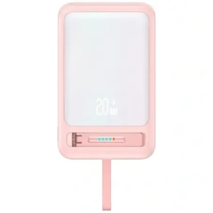 USAMS XM Series CD219 Powerbank 10000mAh Magnetic Wireless pink