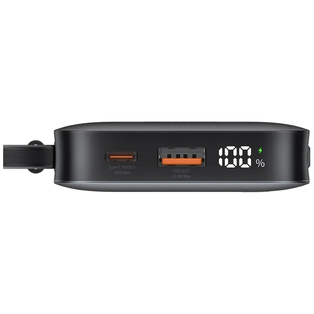 Powerbank USAMS XR Series CD228 10000mAh 20W + kabel USB-C / Lightning biały