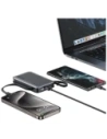 Powerbank USAMS XR Series CD228 10000mAh 20W + Cablu USB-C / Lightning alb