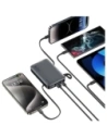 Powerbank USAMS XR Series CD228 10000mAh 20W + Cablu USB-C / Lightning alb