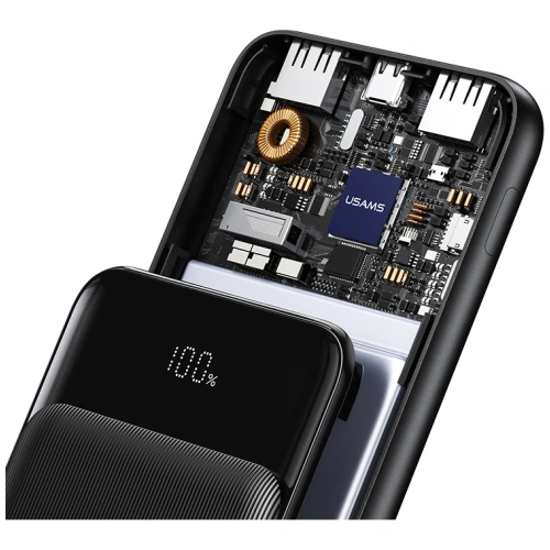 USAMS XY Serie CD200 Powerbank 20000mAh schwarz