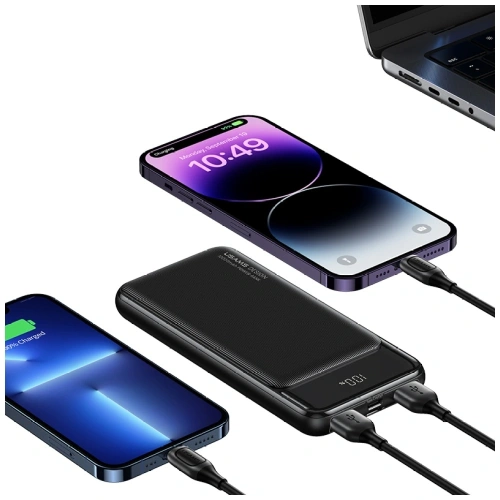 USAMS XY Series CD200 Powerbank 20000mAh black