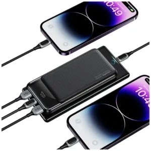 USAMS XY Serie CD200 Powerbank 20000mAh schwarz