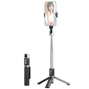 USAMS ZB324 Mini Wireless Selfie Stick Black