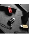 USAMS US-SJ152 microUSB / Lightning adapter with strap black