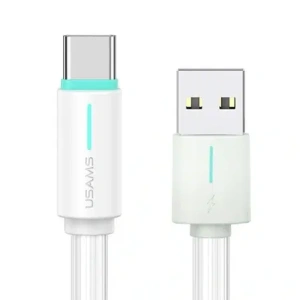 USAMS YU Series US-SJ732 USB-A / USB-C Cable 3A 1m White