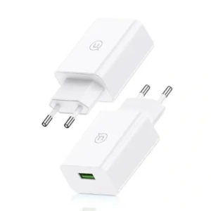 Ładowarka sieciowa USAMS SC Series SCXLTZ01 18W Fast Charging + kabel MicroUSB / USB-A 1m biała