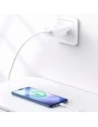 Ładowarka sieciowa USAMS SC Series SCXLTZ01 18W Fast Charging + kabel MicroUSB / USB-A 1m biała