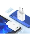 Ładowarka sieciowa USAMS SC Series SCXLTZ01 18W Fast Charging + kabel MicroUSB / USB-A 1m biała