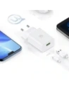 Ładowarka sieciowa USAMS SC Series SCXLTZ01 18W Fast Charging + kabel MicroUSB / USB-A 1m biała