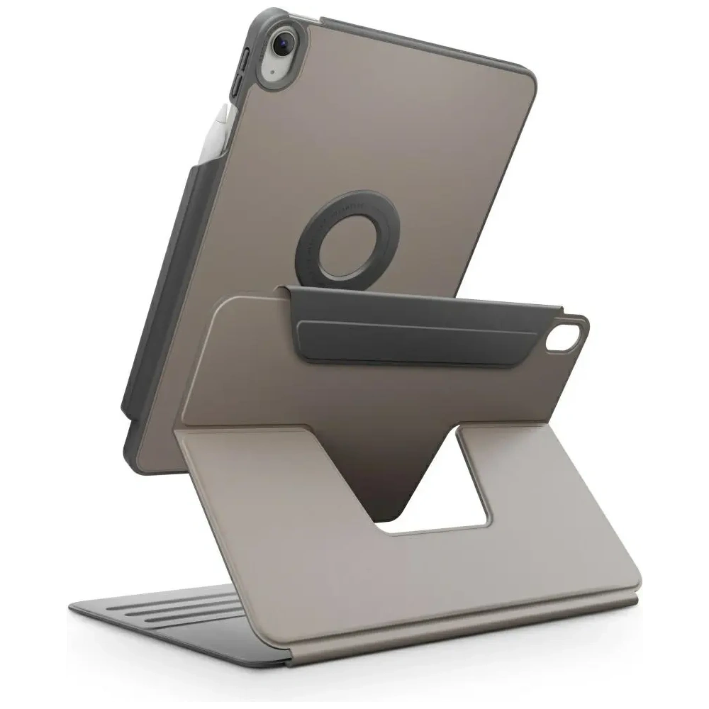 Etui UNIQ Rovus Snapmount Magnetic 360 Rotating Detachable do Apple iPad Air 11" 2024 / 11" 2025 / iPad Air 10.9" 2022/2020 szary