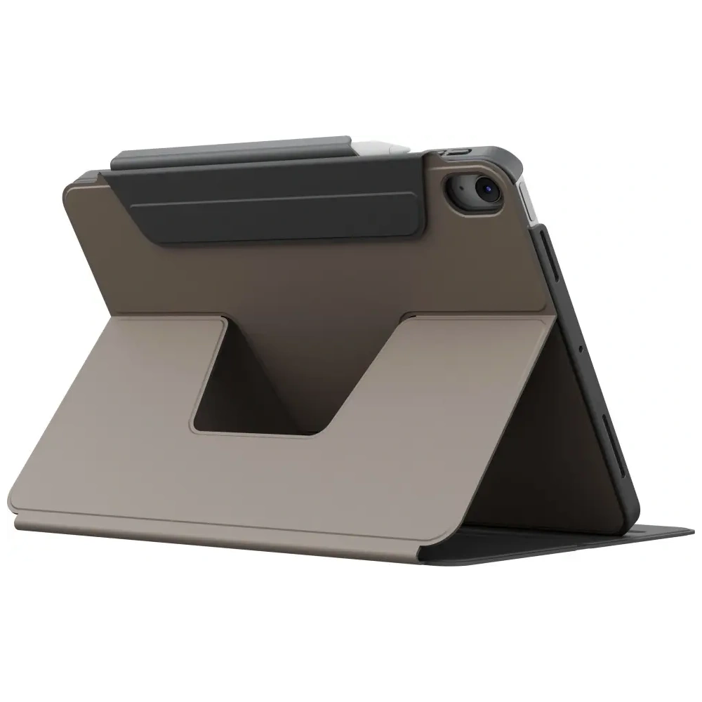 Etui UNIQ Rovus Snapmount Magnetic 360 Rotating Detachable do Apple iPad Air 11" 2024 / 11" 2025 / iPad Air 10.9" 2022/2020 szary