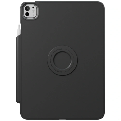 UNIQ Rovus Snapmount Magnetisch 360 Grad Rotierbar Abnehmbar Apple iPad Pro 13" 2024 schwarz