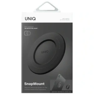 UNIQ SnapMount magnetischer Halter selbstklebend schwarz
