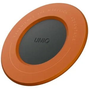 UNIQ SnapMount magnetic holder self-adhesive orange/charcoal
