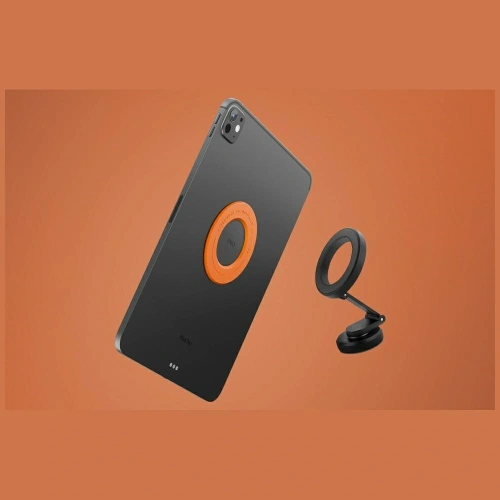 UNIQ SnapMount magnetischer Halter selbstklebend orange/anthrazit
