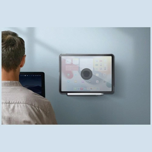 Suport magnetic UNIQ SnapMount autocolant gri/charcoal