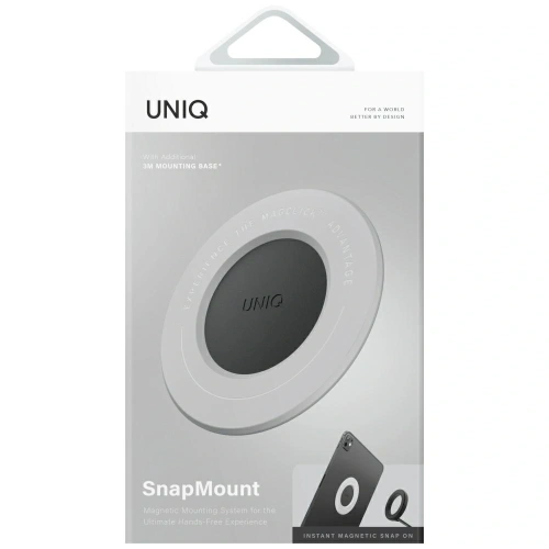 UNIQ SnapMount magnetische Halterung selbstklebend grau/anthrazit