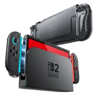 Supcase Crystal Case Nintendo Switch 2 Frost Schwarz