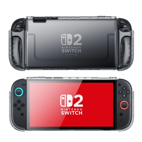 Supcase Crystal Case Nintendo Switch 2 Frost Schwarz