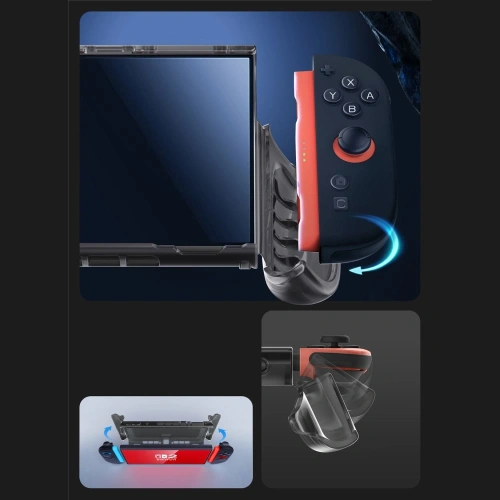 Supcase Crystal Case Nintendo Switch 2 Frost Fekete