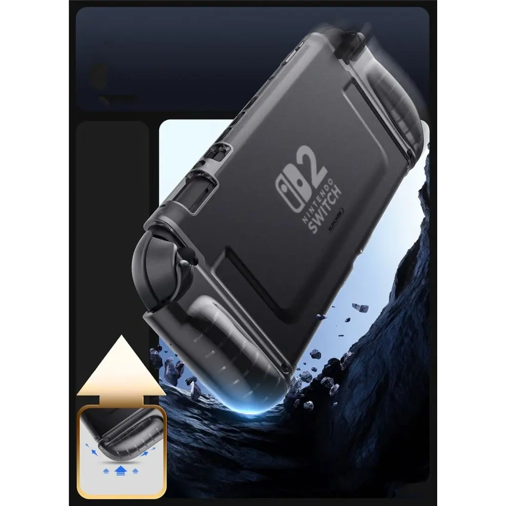 Etui Supcase Crystal Case Nintendo Switch 2 Frost Black