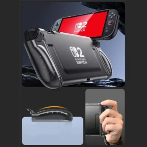 Supcase Crystal Case Nintendo Switch 2 Frost Schwarz