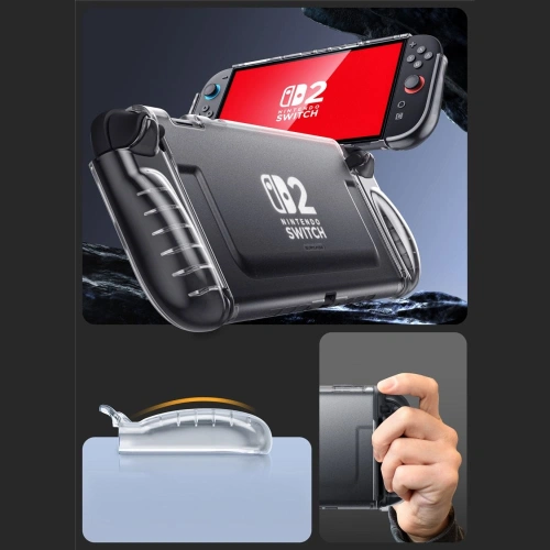 Supcase Crystal Case Nintendo Switch 2 Frostklar