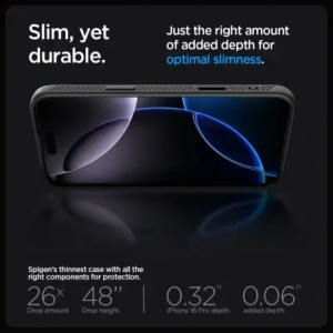 Spigen Liquid Air T Mag MagSafe Apple iPhone 16 Pro Matná černá