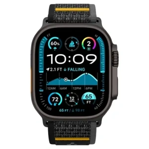 Spigen Athlex Air Apple Watch 6/7/8/9/10/SE/Ultra 1/2 44/45/46/49mm Aktiv Schwarz