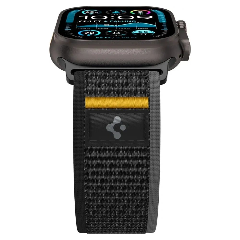 Pasek Spigen Athlex Air Apple Watch 6/7/8/9/10/SE/Ultra 1/2 44/45/46/49mm Active Black