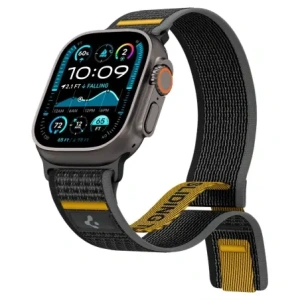Spigen Athlex Air Apple Watch 6/7/8/9/10/SE/Ultra 1/2 44/45/46/49mm Aktiv Schwarz