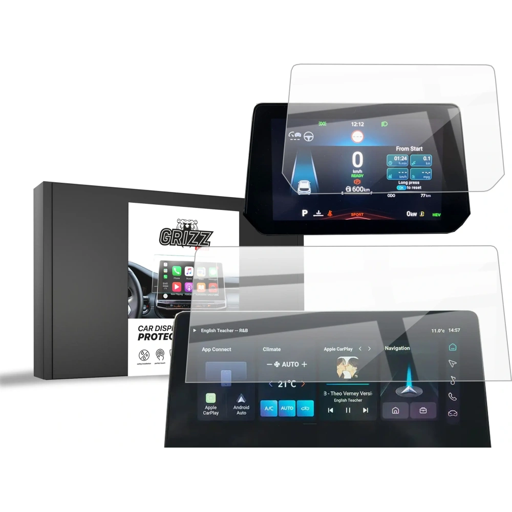Folia ceramiczna GrizzGlass CarDisplay Protection do MG 3 10,25" (2024-2025) [2w1]