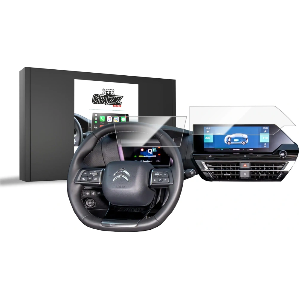 Folia ceramiczna GrizzGlass CarDisplay Protection do Citroen e-C4 X 10" (2022-2024) [2w1]