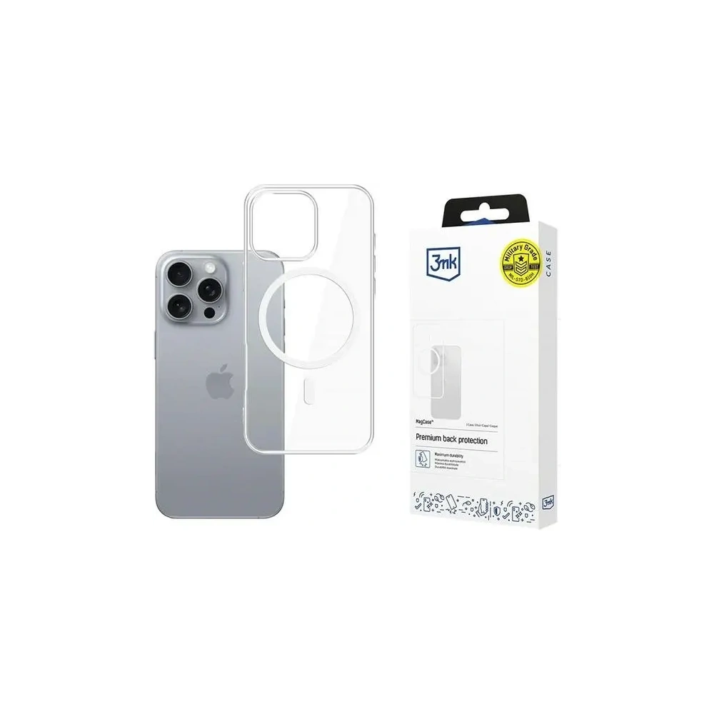 Etui 3MK MagCase MagSafe Apple iPhone 16 Pro Max przezroczysty