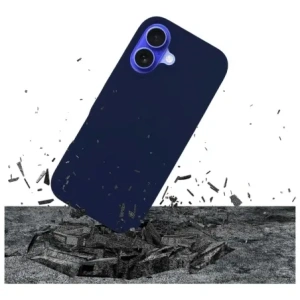3MK Silikonhülle Apple iPhone 16 navyblau