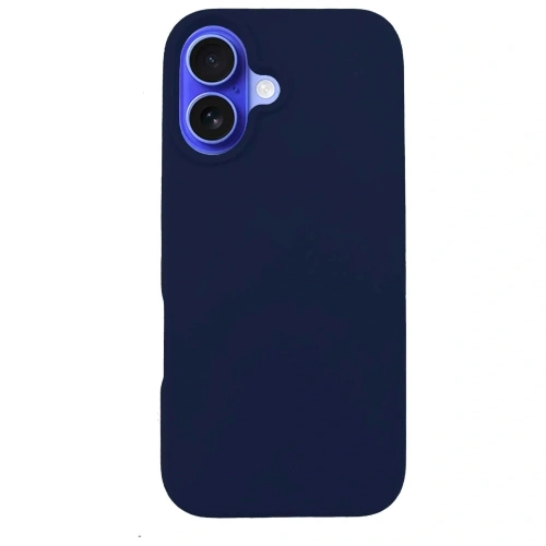 Etui 3MK Silicone Case do Apple iPhone 16 Plus granatowy
