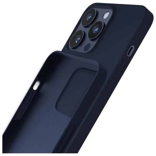 3MK Silikonový kryt Apple iPhone 16 Pro námořnická modř