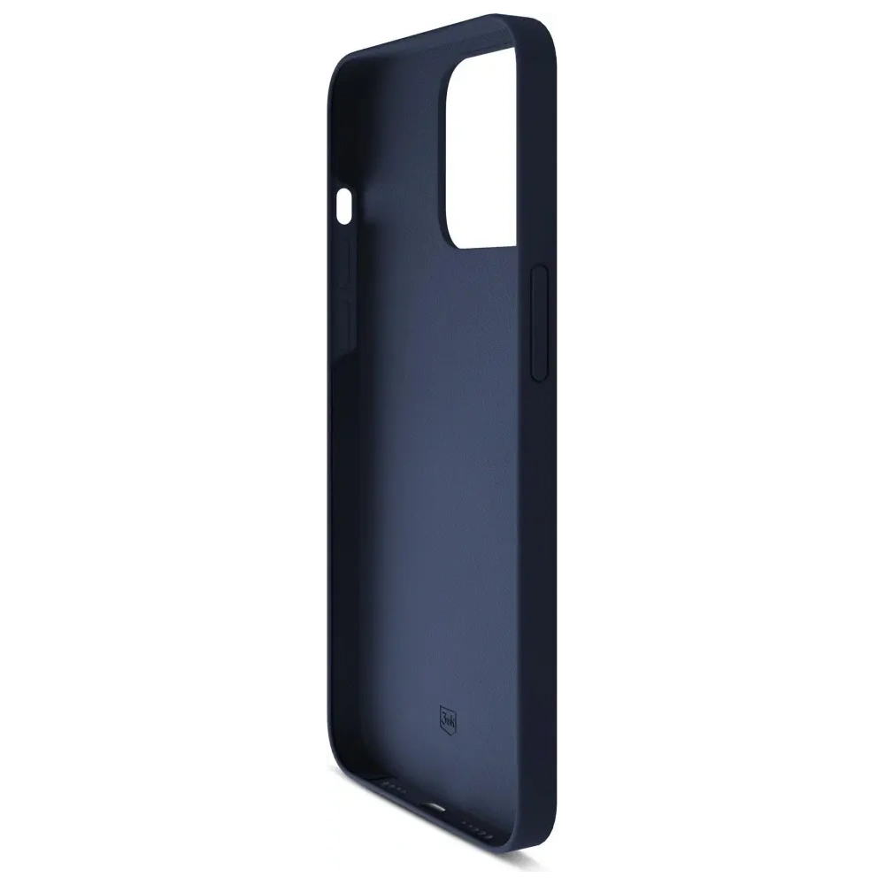 Etui 3MK Silicone Case do Apple iPhone 16 Pro Max granatowy