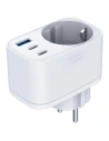 3MK Hyper Comfort Ladegerät 30W AC, USB-A, 2xUSB-C PD QC3.0 weiß