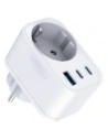 3MK Hyper Comfort Ladegerät 30W AC, USB-A, 2xUSB-C PD QC3.0 weiß