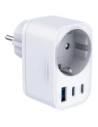 3MK Hyper Comfort Nabíječka 30W AC, USB-A, 2xUSB-C PD QC3.0 bílá