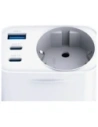 3MK Hyper Comfort Ladegerät 30W AC, USB-A, 2xUSB-C PD QC3.0 weiß